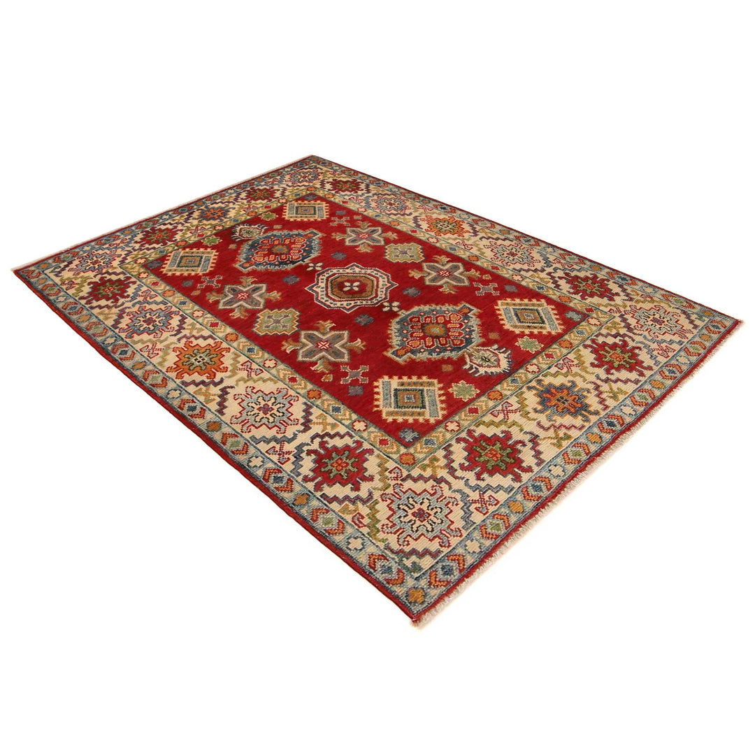Handmade Kazak Area Rug 3' 5" x 5' 0" - No. AL78911