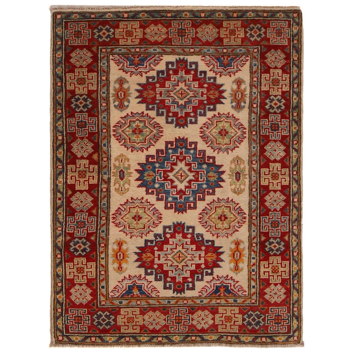 Hand Knotted Kazak Oriental Rug 2' 8" x 3' 10" - No. AL89294