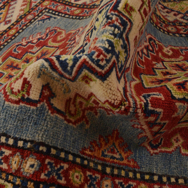 Handmade Kazak Area Rug 2' 10" x 3' 11" - No. AL85897