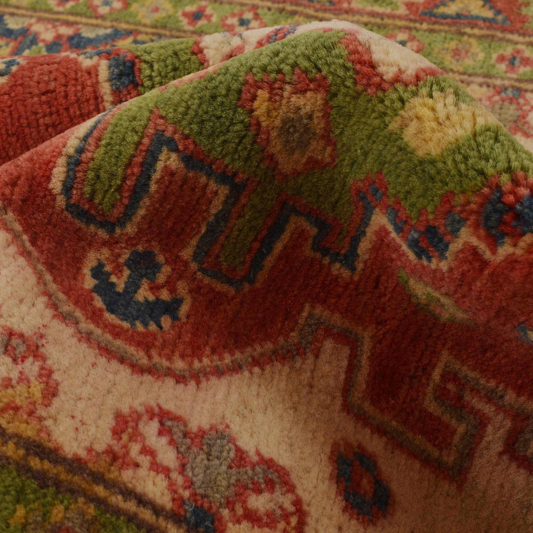 Multi Color Heriz Design Rug 3' 3" x 4' 10" - No. AL74210