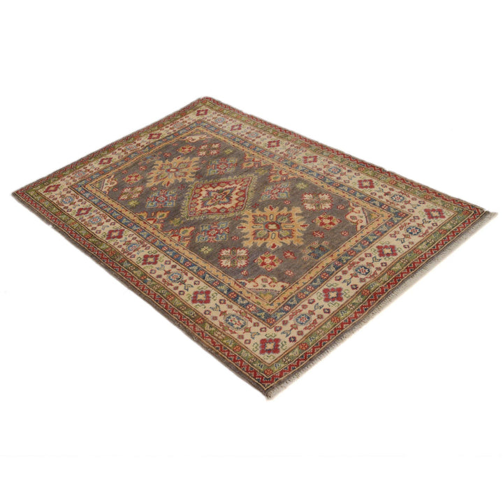 Oriental Kazak Rug 3' 3" x 4' 9" - No. AL13653
