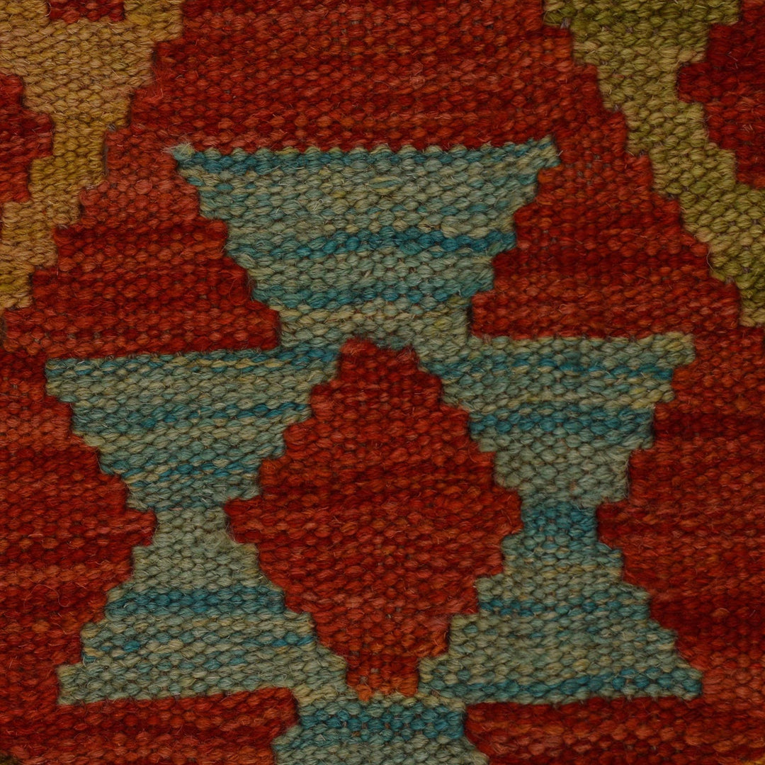 Handmade Vegetable Kilim 4' 2" x 5' 10" - No. AL10851