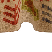 Handmade Vegetable Kilim 4' 2" x 5' 10" - No. AL10851