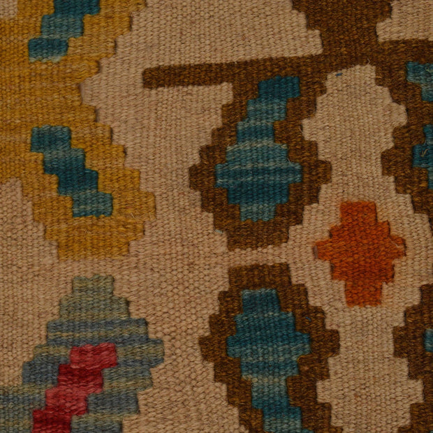 Handmade Turkish Design Wool Kilim 4' 2" x 6' 0" - No. AL38299