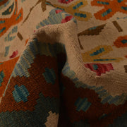 Handmade Turkish Design Wool Kilim 4' 2" x 6' 0" - No. AL38299