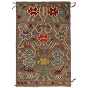 Hand Knotted Flatweave Kilim 4' 3" x 5' 9" - No. AL77684