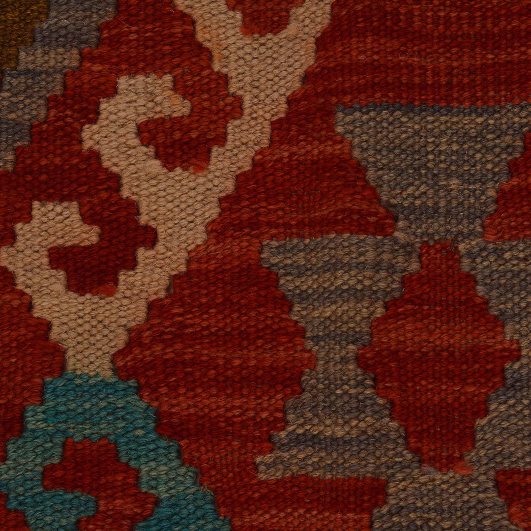 Handmade Afghan Vegetable Kilim 4' 2" x 6' 1" - No. AL47869