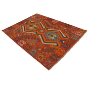 Hand Made Afghan Kilim 5' 0" x 6' 5" - No. AL11114