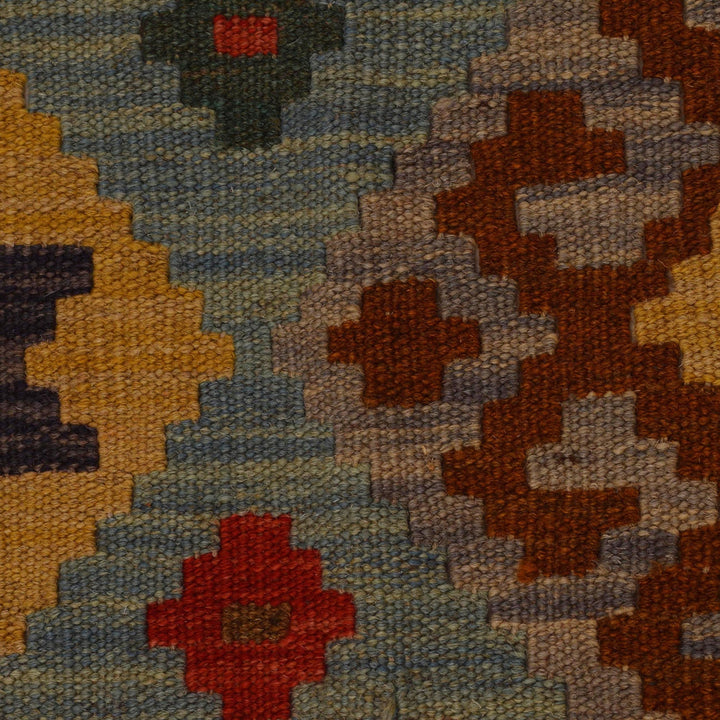 Handmade Vegetable Kilim 5' 1" x 6' 5" - No. AL13266