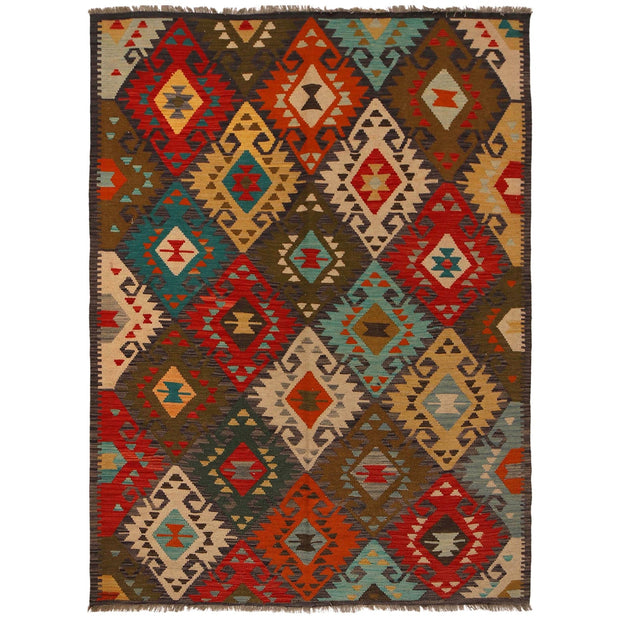 Medium Size Chobi Kilim 4' 11" x 6' 10" - No. AL21258