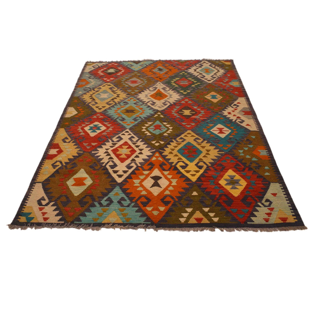 Medium Size Chobi Kilim 4' 11" x 6' 10" - No. AL21258