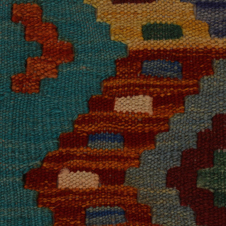 Hand Knotted Flatweave Kilim 4' 11" x 6' 7" - No. AL47246