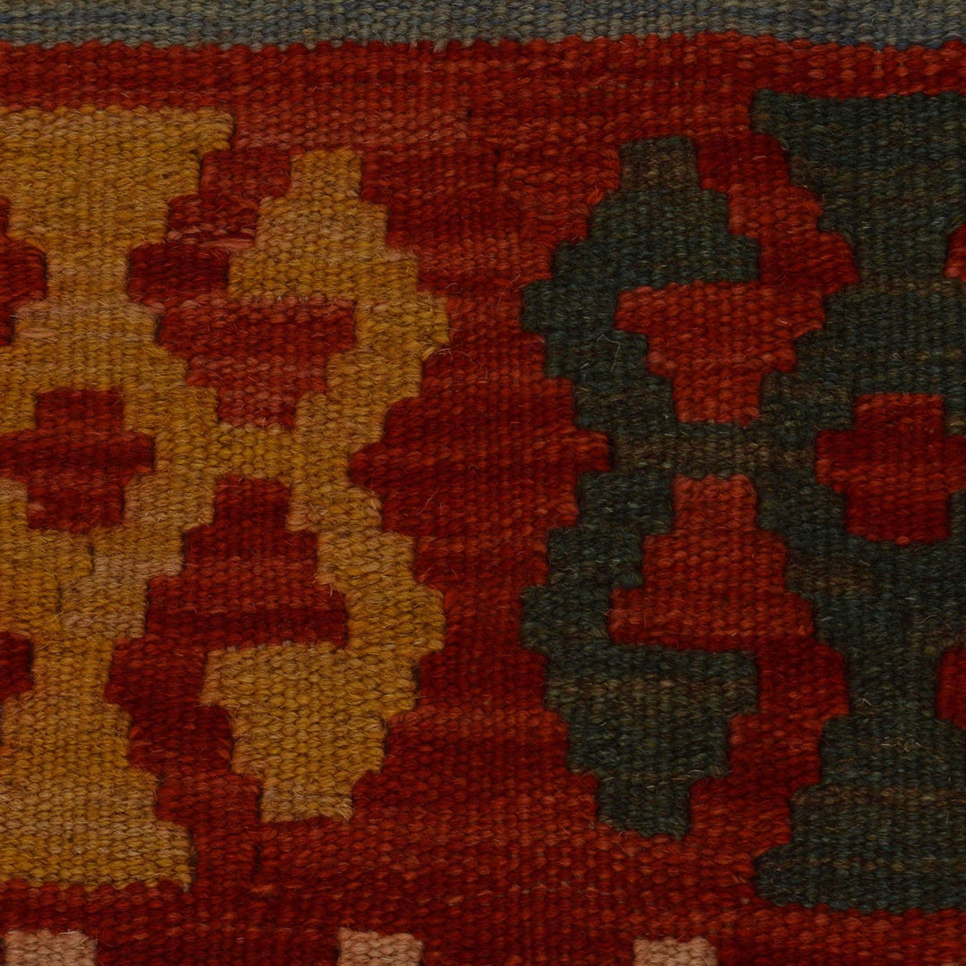 Handmade Afghan Vegetable Kilim 4' 11" x 6' 5" - No. AL56402