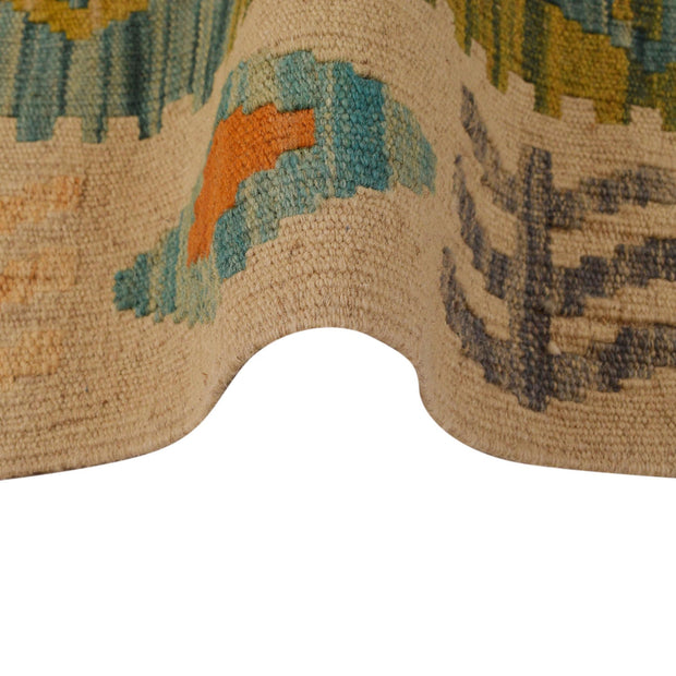 Hand Knotted Afghan Style Kilim Runner 2' 4" x 7' 10" - No. AL74418