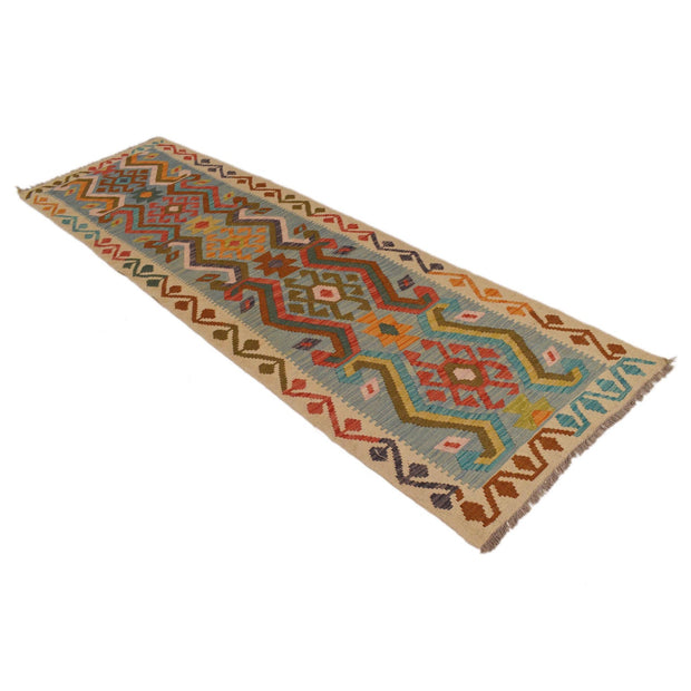 Hand Made Afghan Kilim Runner 2' 9" x 9' 7" - No. AL12404