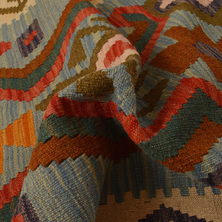 Hand Made Afghan Kilim Runner 2' 9" x 9' 7" - No. AL12404