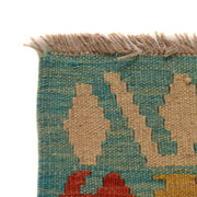 Hand Woven Wool Kelim Runner 2' 8" x 9' 6" - No. AL19624