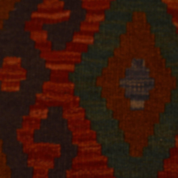 Handmade Turkish Design Wool Kilim Runner 2' 9" x 10' 0" - No. AL53035