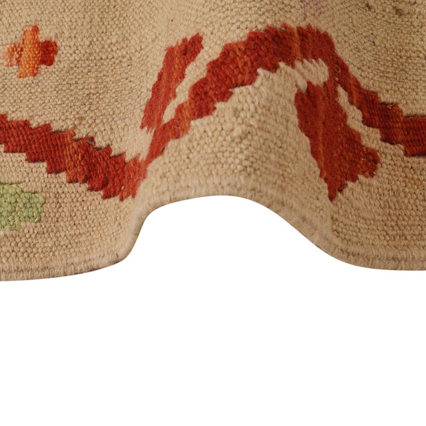 Handmade Vegetable Kelim 3' 5" x 5' 6" - No. AL21093