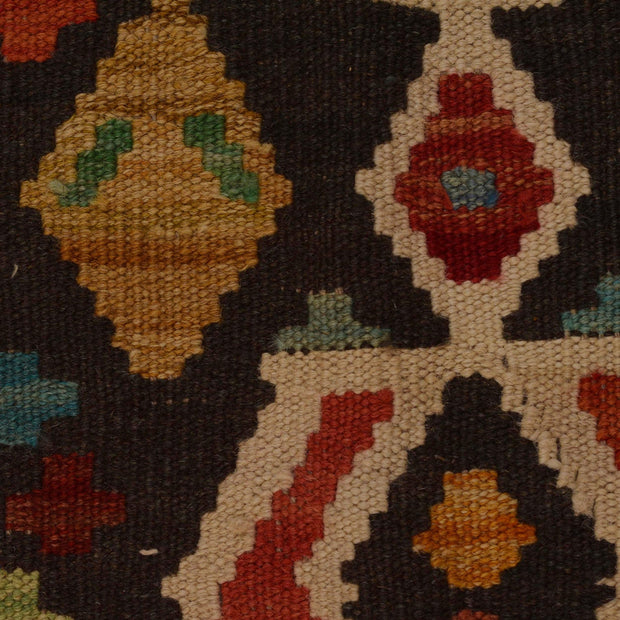 Hand Knotted Afghan Style Kilim 3' 7" x 4' 11" - No. AL85247