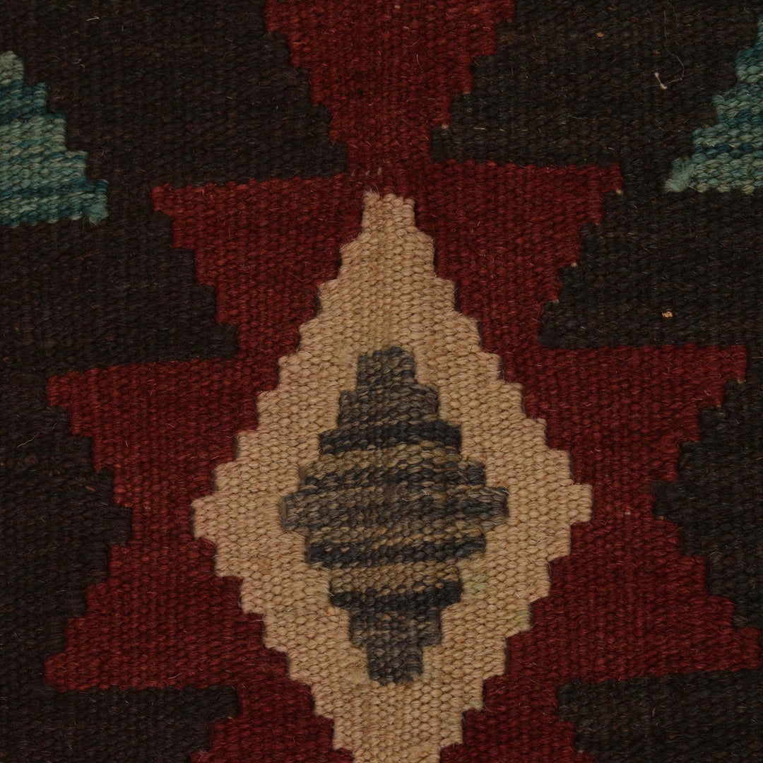 Handmade Vegetable Kilim 4' 6" x 5' 10" - No. AL68315