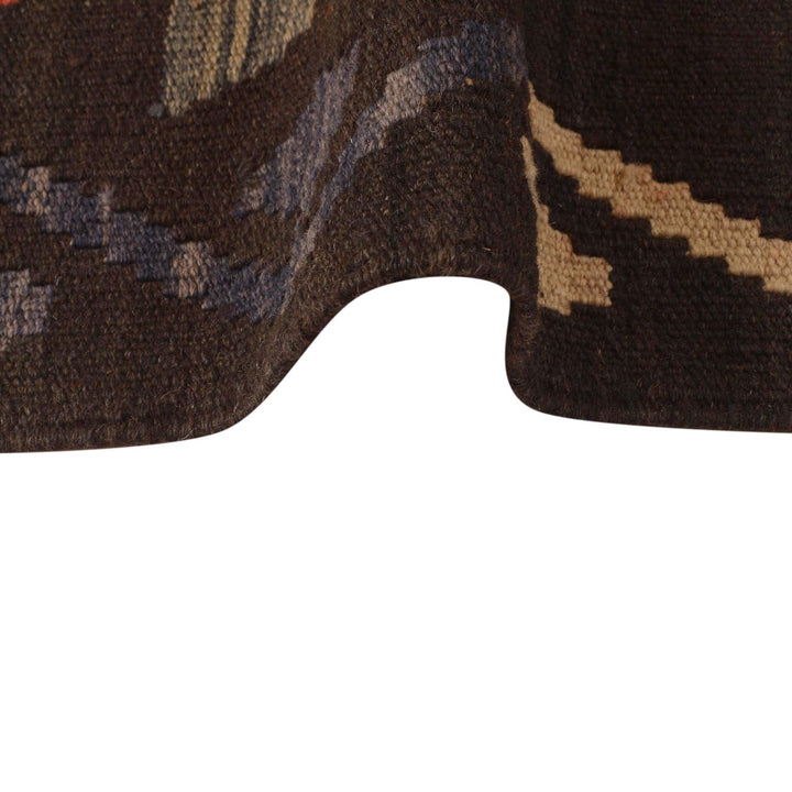 Handmade Vegetable Kilim 4' 6" x 5' 10" - No. AL68315