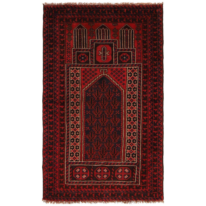 Islamic Prayer Carpet 2' 6" x 4' 5" - No. AL13925