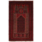 Islamic Prayer Carpet 2' 6" x 4' 5" - No. AL13925