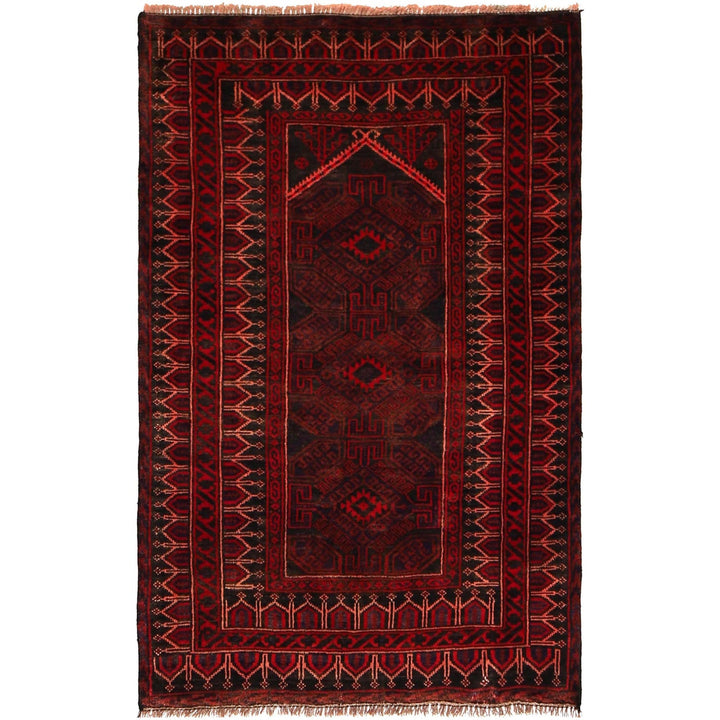 Muslim Prayer Rug 2' 11" x 4' 6" - No. AL26242