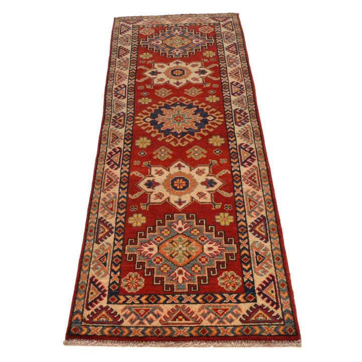 Red Color Kazak Runner Rug 2' 0" x 6' 0" - No. AL11672