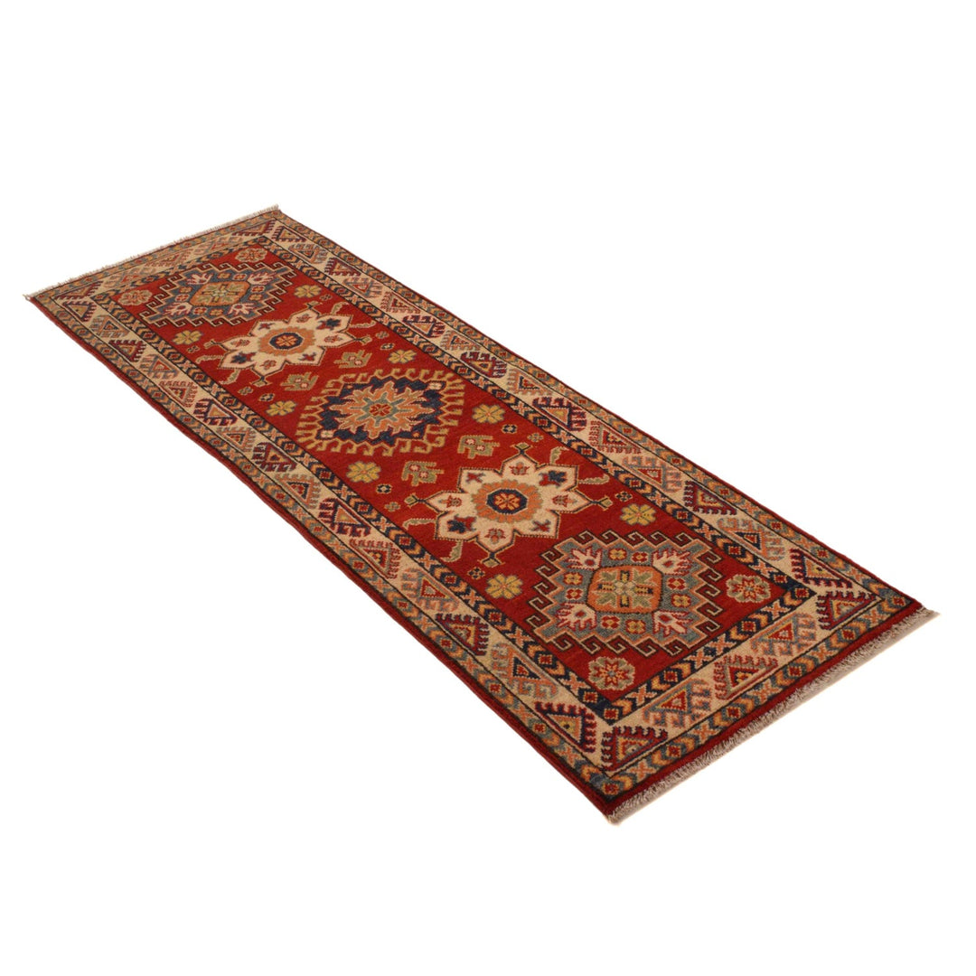 Red Color Kazak Runner Rug 2' 0" x 6' 0" - No. AL11672