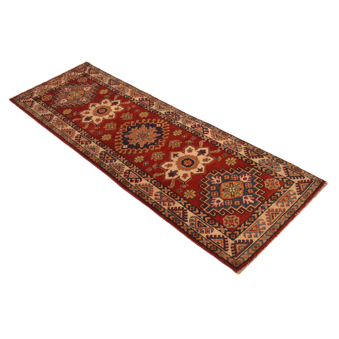 Red Color Kazak Runner Rug 2' 0" x 6' 0" - No. AL11672