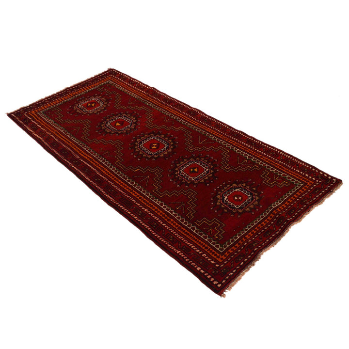 Red Color Baloch Runner 2' 11" x 6' 2" - No. AL37249