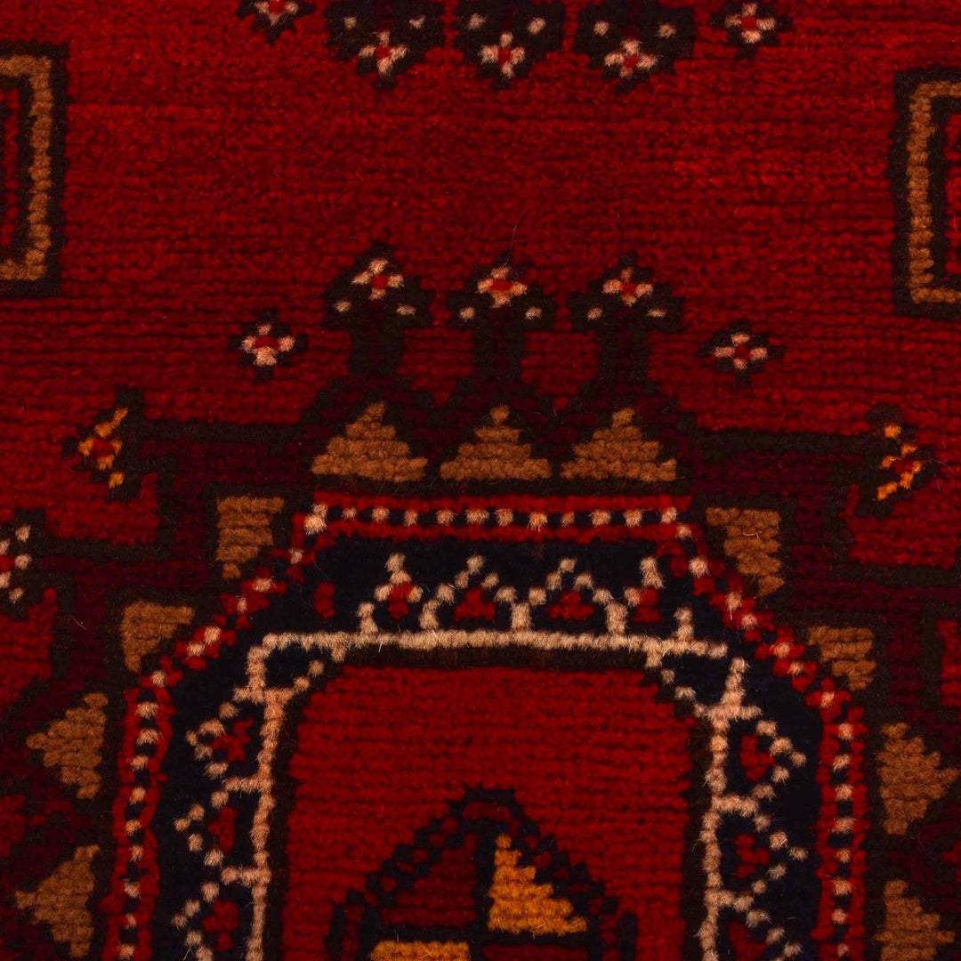 Red Color Baloch Runner 2' 11" x 6' 2" - No. AL37249