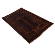 Islamic Prayer Carpet 2' 7" x 4' 3" - No. AL95019