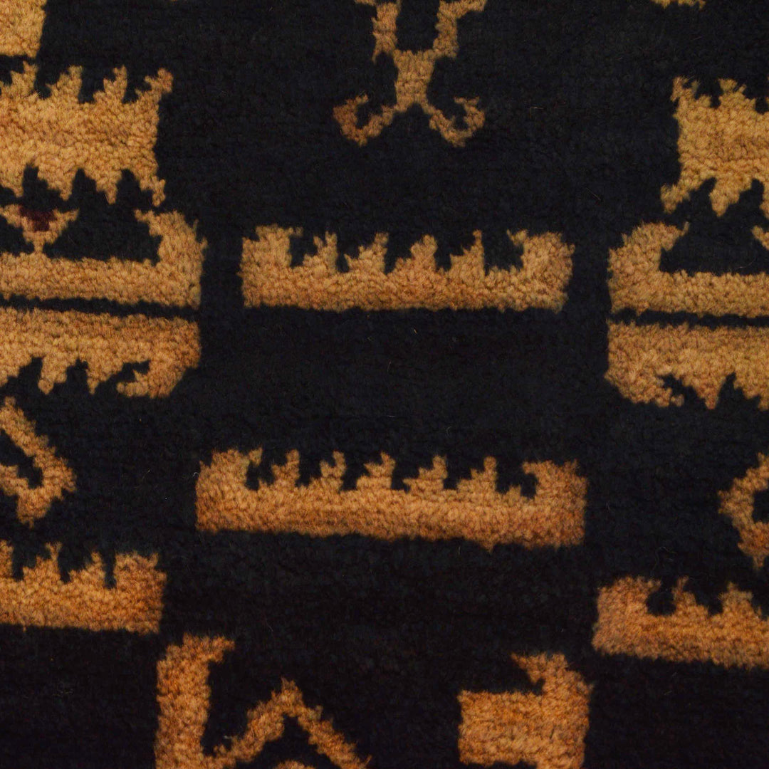 Afghan Baluchi Rug 3' 8" x 6' 8" Hand-Knotted border
