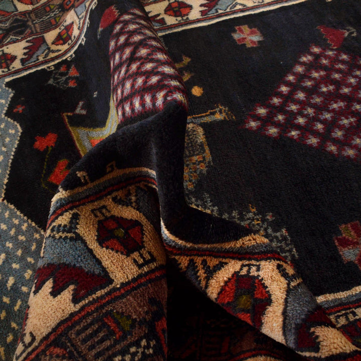 Handmade Picture Area Rug 3' 5" x 6' 0" - No. AL54236