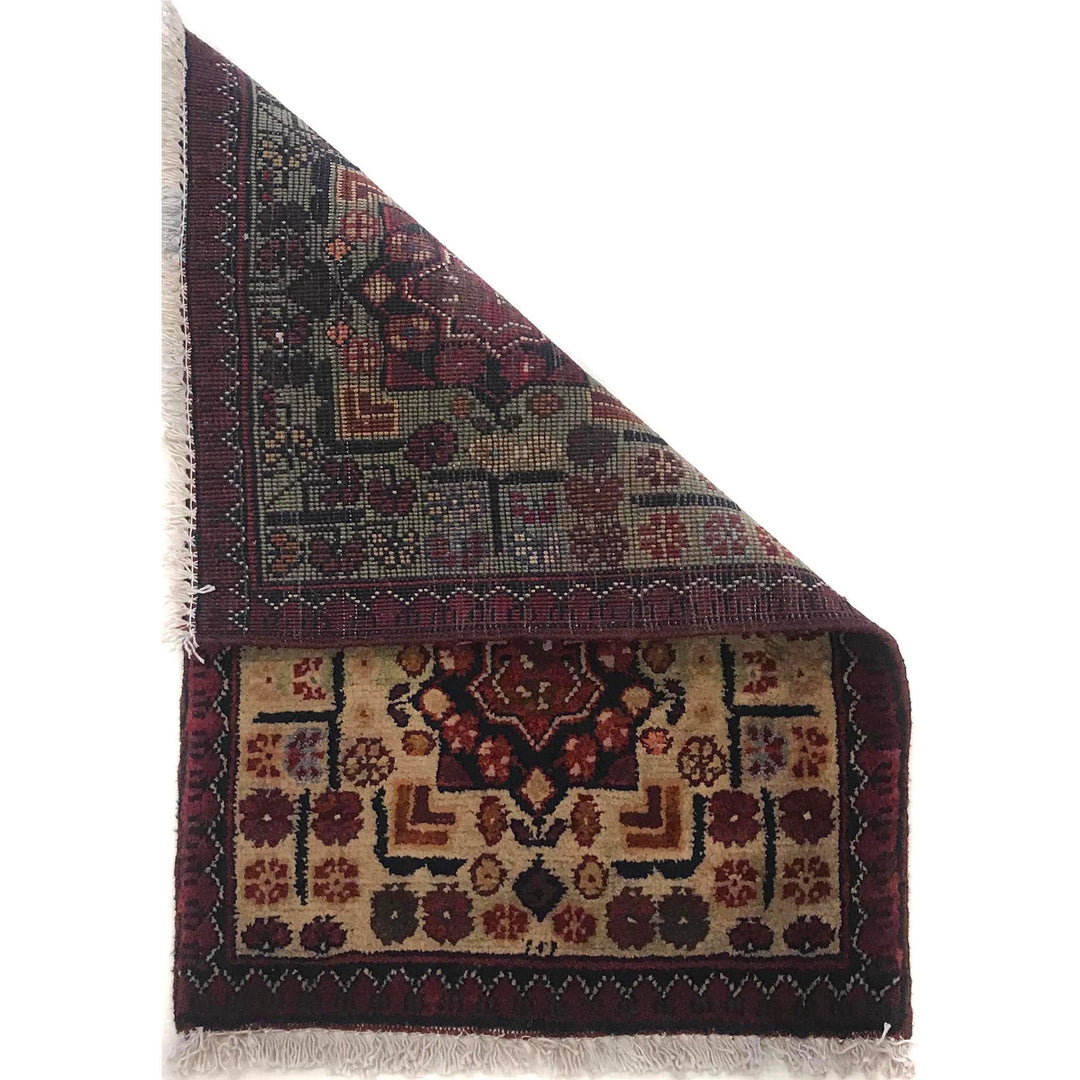 Afghan Oriental Rug 1' 4" x 2' 0" Hand-Knotted | No. AL11997
