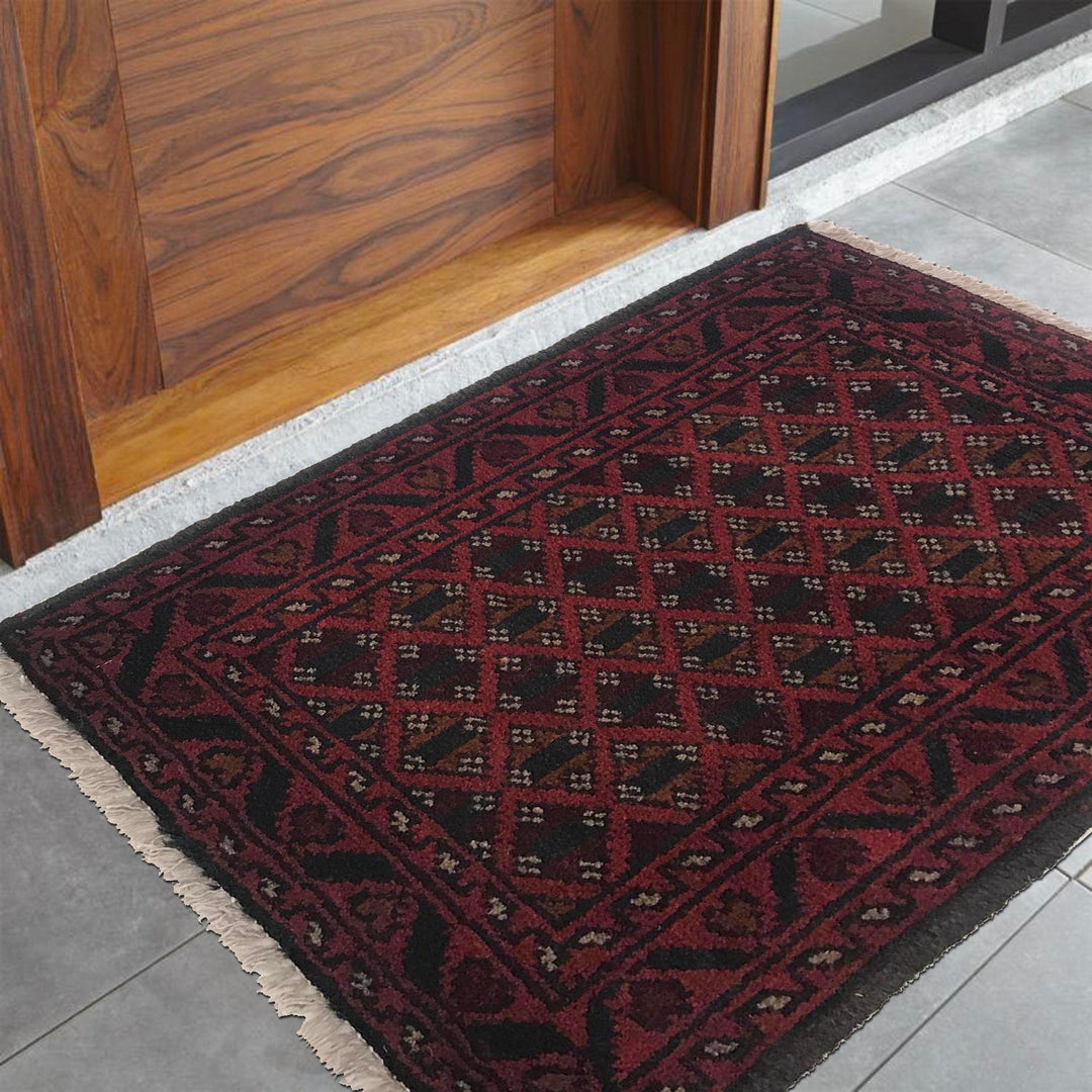 Handmade Door Mat 1' 6" x 1' 11" - No. AL78183