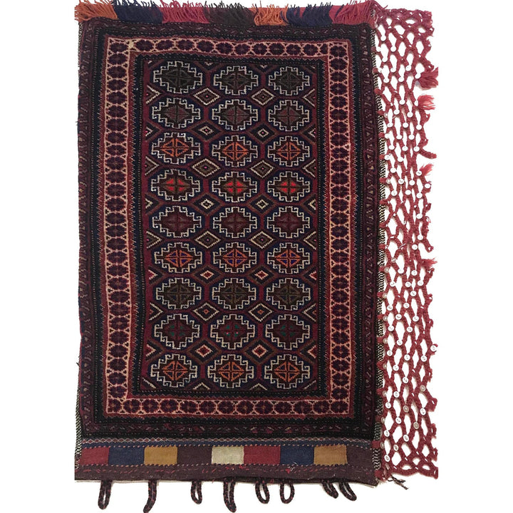 Afghan Balisht Cushion Rug 1' 11" x 3' 1" - No. AL98881