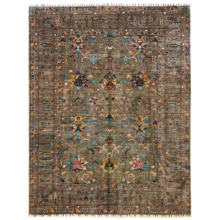 Hand Knotted Sultani Modern Rug 6' 8" x 9' 9" - No. AL72048