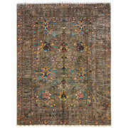 Hand Knotted Sultani Modern Rug 6' 8" x 9' 9" - No. AL72048