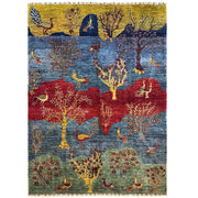 Contemporary Style Tree of Life Rug 6' 8" x 9' 6" - No. AL53043