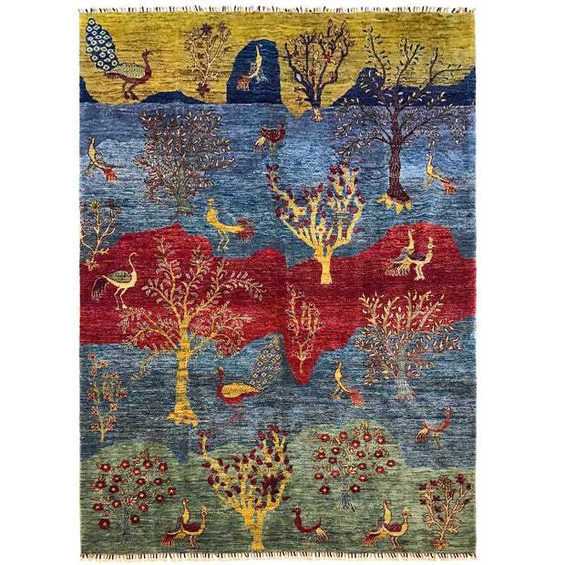 Contemporary Style Tree of Life Rug 6' 8" x 9' 6" - No. AL53043