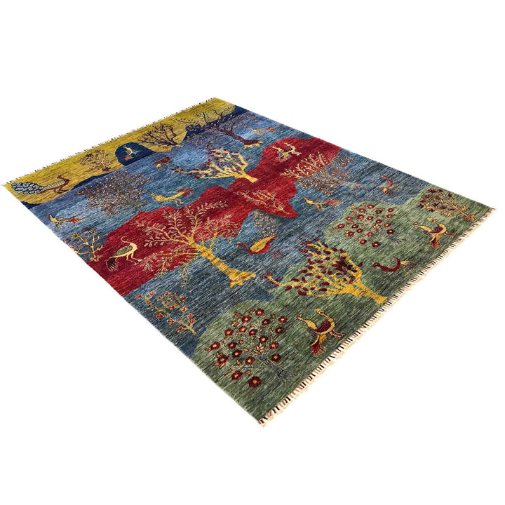 Contemporary Style Tree of Life Rug 6' 8" x 9' 6" - No. AL53043