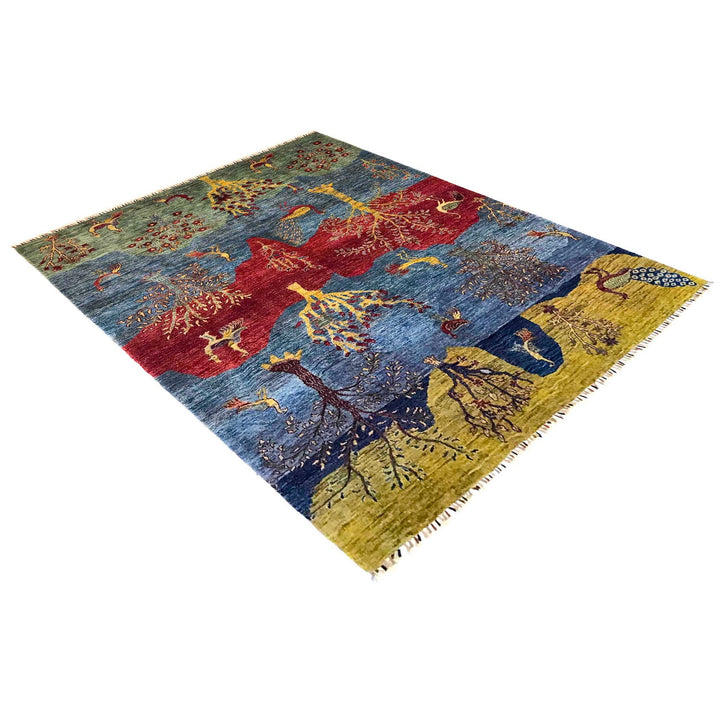 Contemporary Style Tree of Life Rug 6' 8" x 9' 6" - No. AL53043