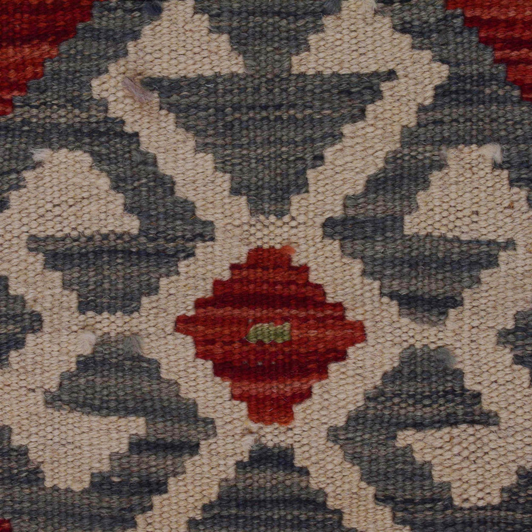 Hand Woven Wool Kelim Runner 1' 8" x 4' 11" - No. AL34417
