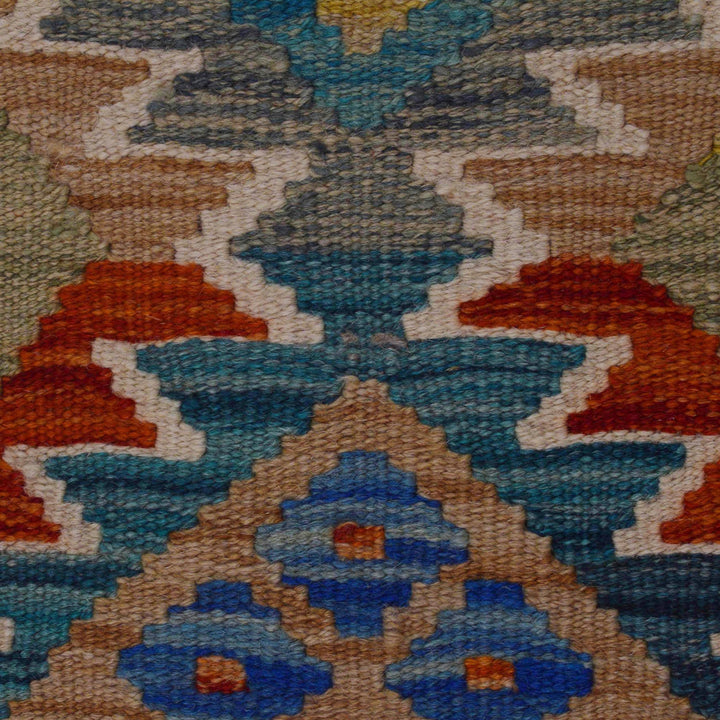 Handmade Turkish Design Wool Kilim Runner 1' 10" x 4' 11" - No. AL59660