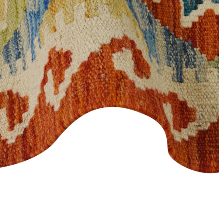 Handmade Turkish Design Wool Kilim Runner 1' 10" x 4' 11" - No. AL59660