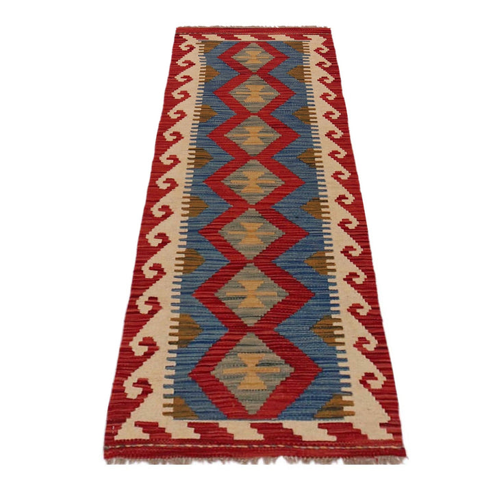 Hand Knotted Flatweave Kilim Runner 1' 8" x 4' 11" - No. AL49208